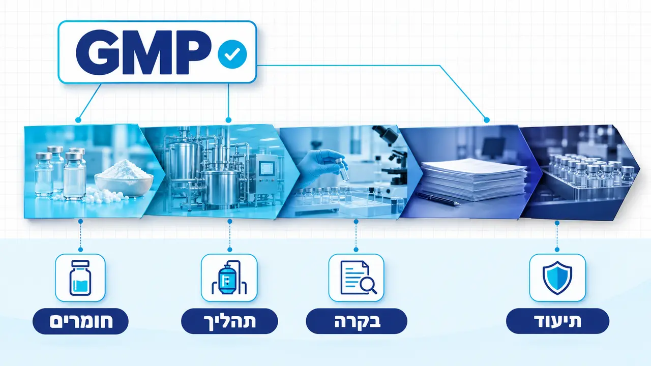 מהו תקן GMP ולמה הוא תנאי הכרחי ליבוא תרופות?