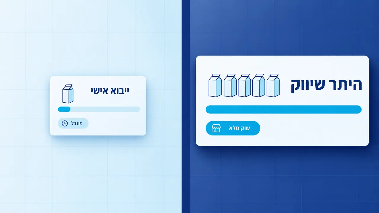 מה ההבדל בין היתר שיווק לבין אישור ייבוא אישי?