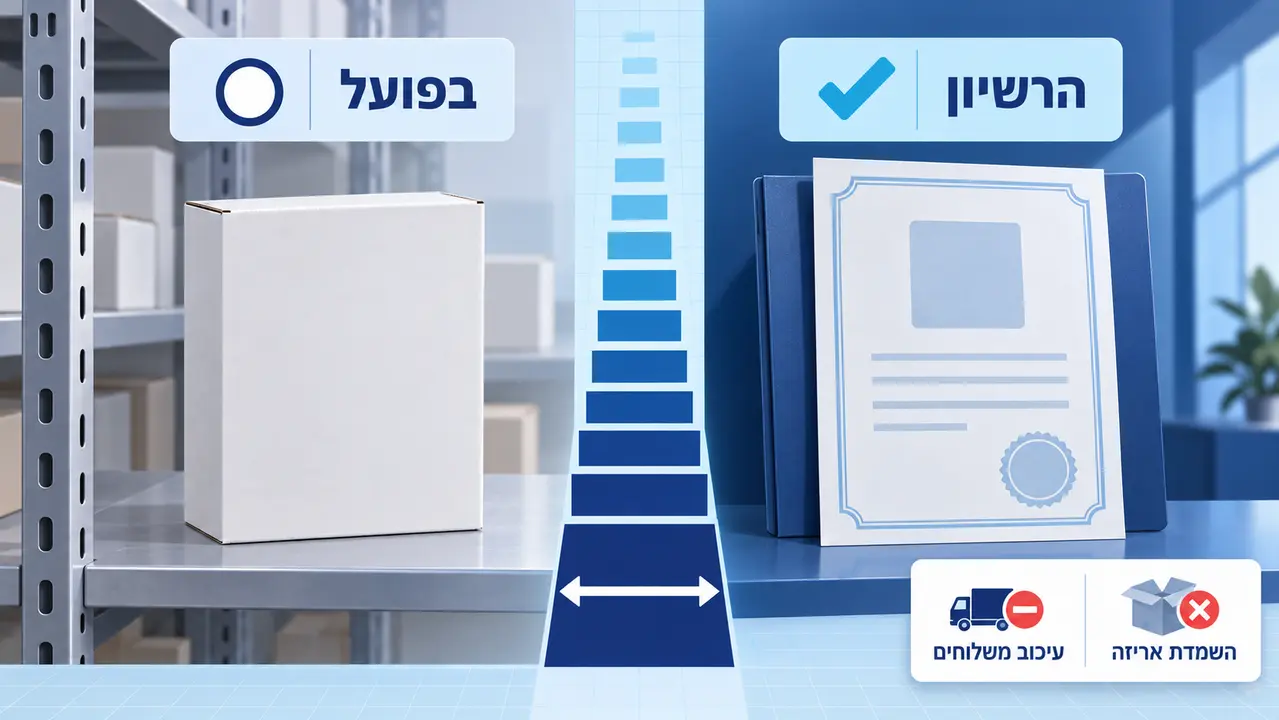 מה קורה אם מבצעים שינוי בלי לעדכן את הרשיון?